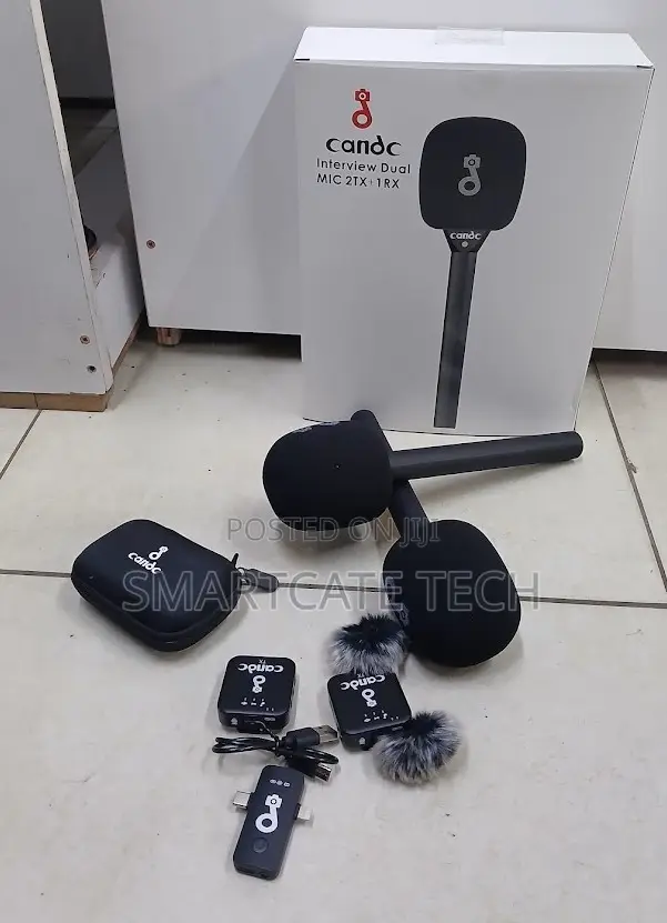 C&C Professional Wireless Interview Mic (2 Mics + 1 Receiver) - 1