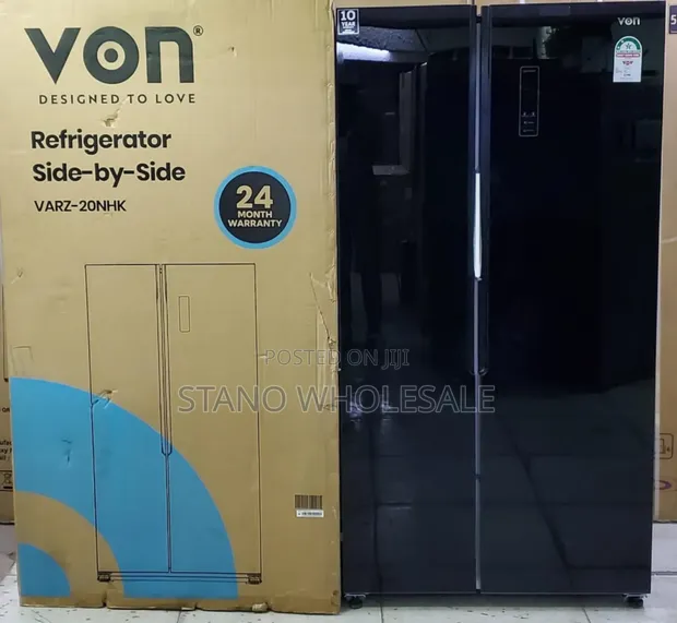 Brand New Von Side-by-Side Refrigerator - 1