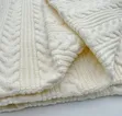 Knitted Throw Blanket - 1