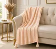 Knitted Throw Blanket - 5