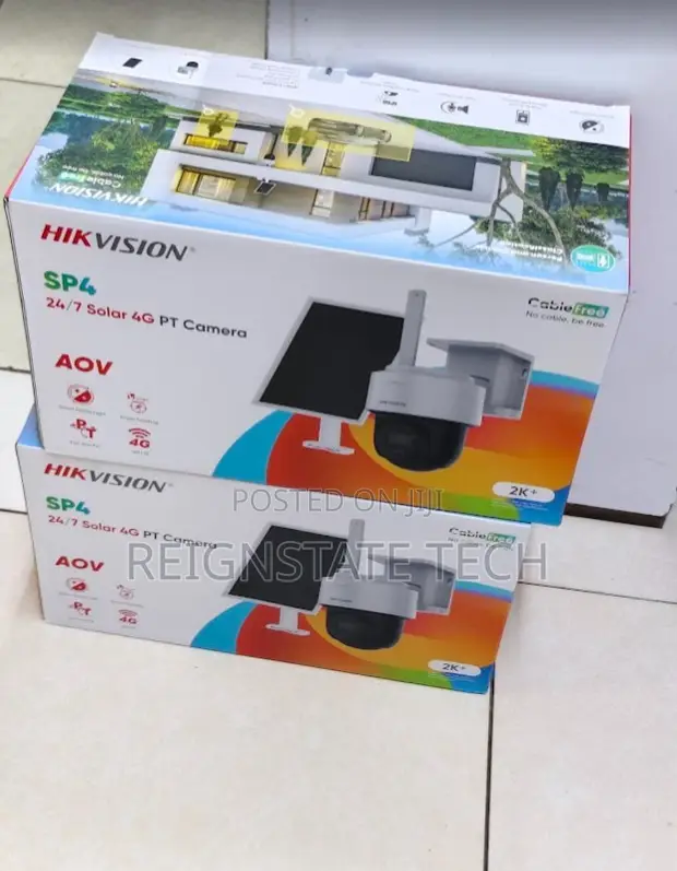 4G Solar PTZ Camera with Solar Panel - 3MP Ultra HD - 1