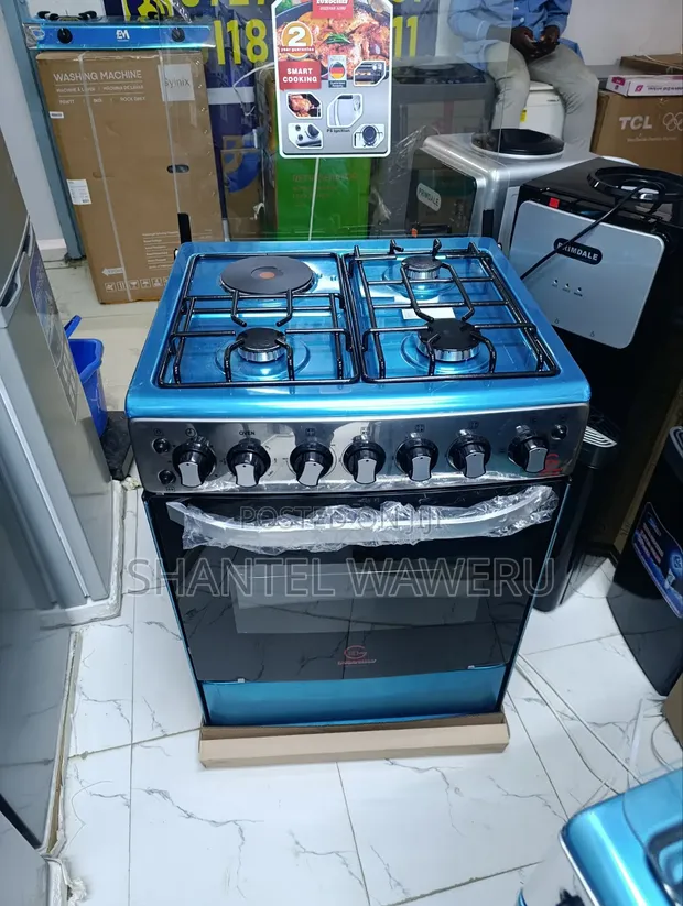 Eurochef 60x65cm 4-Burner Cooker - 1