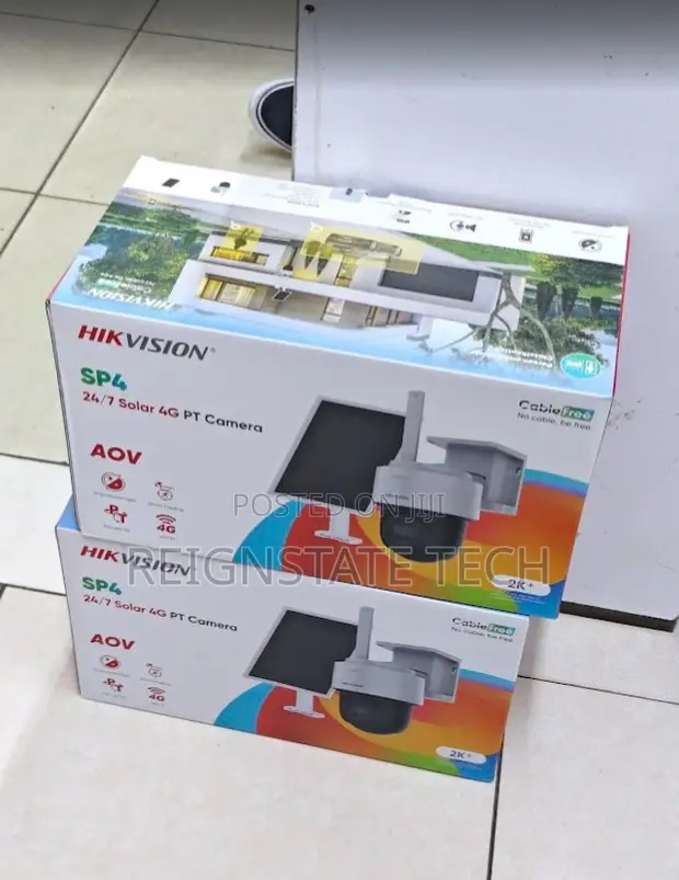 Hikvision DS-2CFSP4/4G 4MP Solar 4G PT Camera - 1