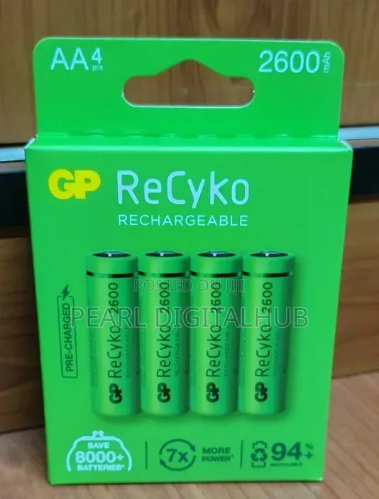 GP AA 2600mAh Rechargeable Batteries (4-Pack) - 1