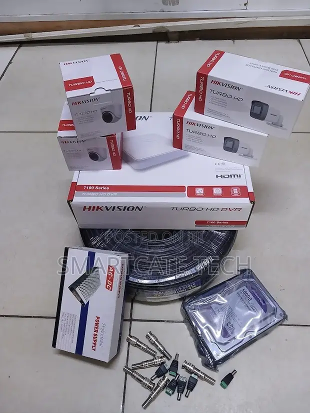 Hikvision 4 Camera 2MP CCTV Surveillance Kit - 1