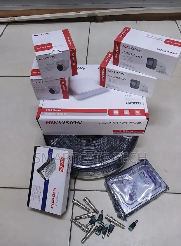 Hikvision 4CH Full HD 2MP Security Camera System - 1