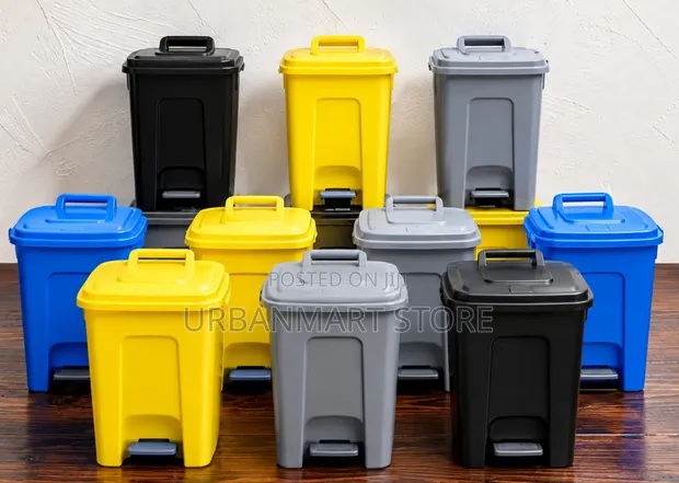 Brand New 50 Litre Foot Operated Pedal Bin - 1