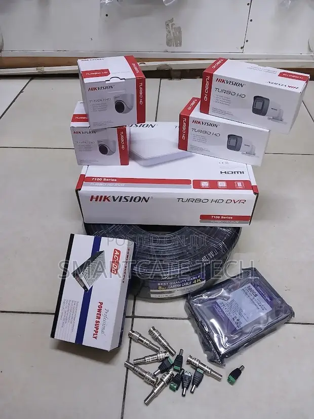 Hikvision 4CH 2MP CCTV Camera Kit - 1
