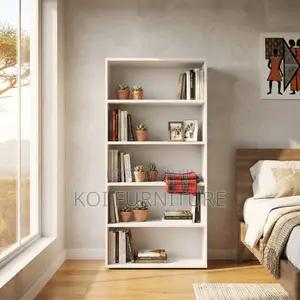Wooden Home Office Open Bookshelf