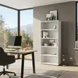 Wooden Home Office Open Bookshelf - 5
