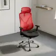 Executive Office Chair - Red Mesh Back - 2