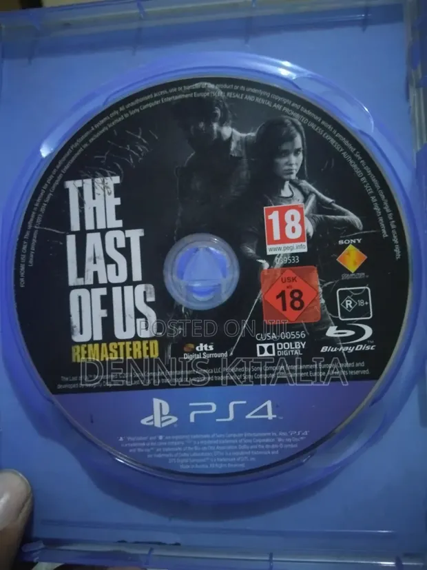 The Last of Us Remastered PS4 Disc - 1