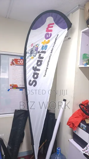 Full Color Double-Sided Tear Drop Printing
