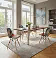 Armless Vintage Ergonomic Dining Chairs - 1