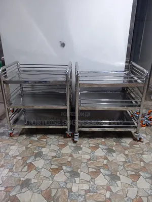 3 Tier Stainless Steel Trolley