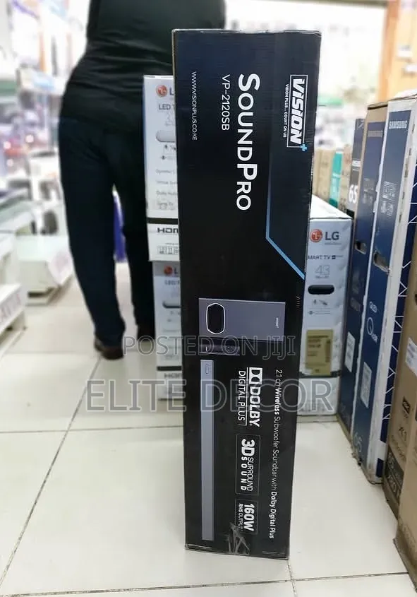 Vision Plus VP-2120SB SoundPro 160W RMS Soundbar - 1