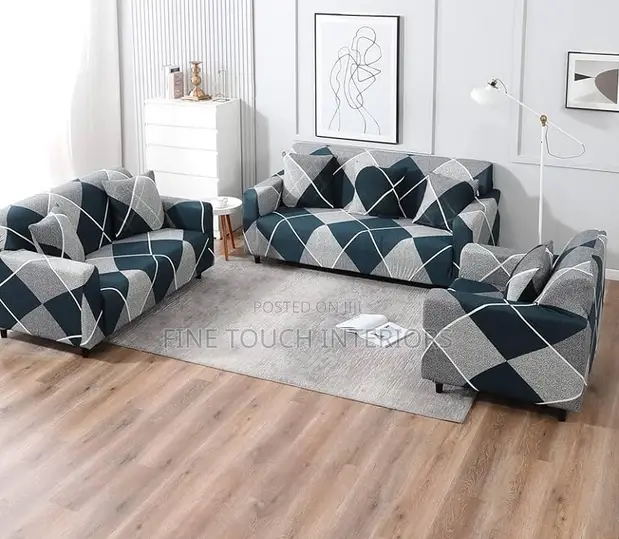Modern Printed Sofa Covers - Brand New - 1