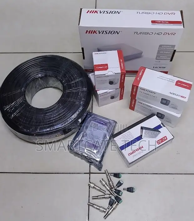 Hikvision 2MP HD 4-Channel CCTV Security System Kit - 1
