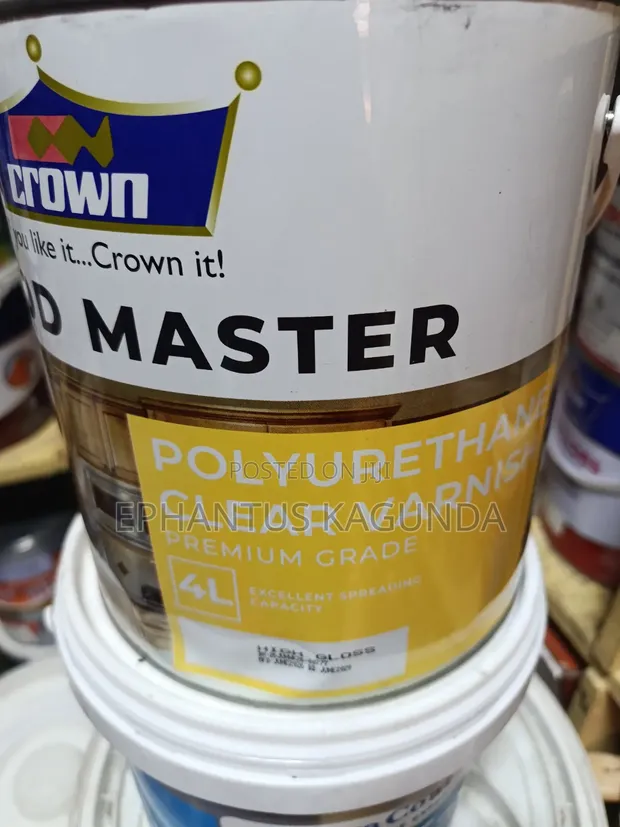 Wood Master Clear Varnish - High Gloss - 1