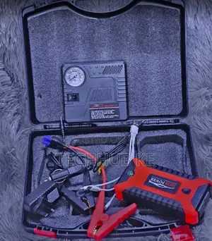 Heavy Duty 12V Car Battery Jump Starter with Air Compressor
