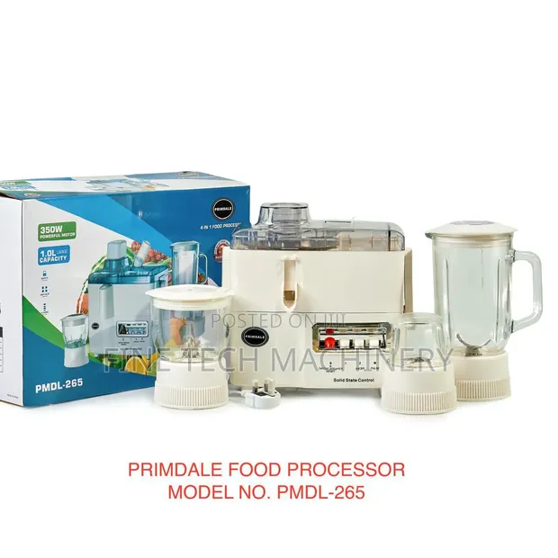 Primdale 4-in-1 Food Processor - 1