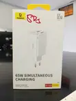 Baseus GaN6 Pro Fast Charger 65W (2C+2U) White - 1