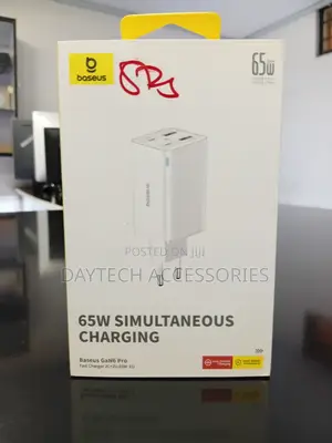 Baseus GaN6 Pro Fast Charger 65W (2C+2U) White