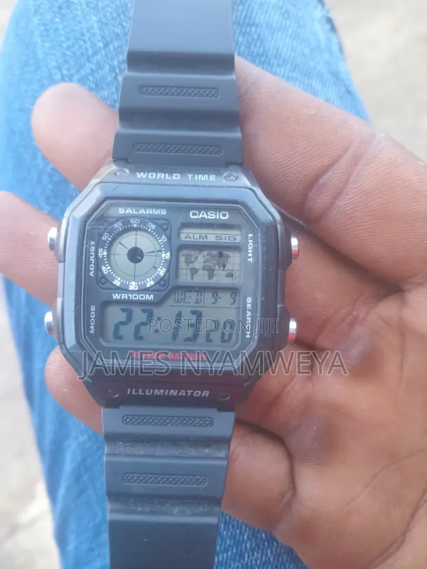 Casio Illuminator World Time Watch - 1