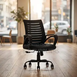 Computer Mesh Chair - Black