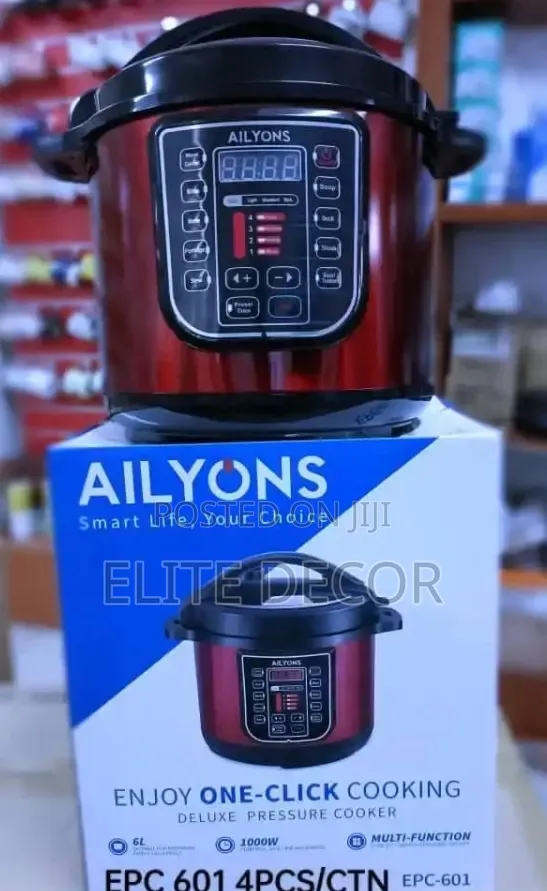 Ailyons 6 Litre Digital Pressure Cooker - 1