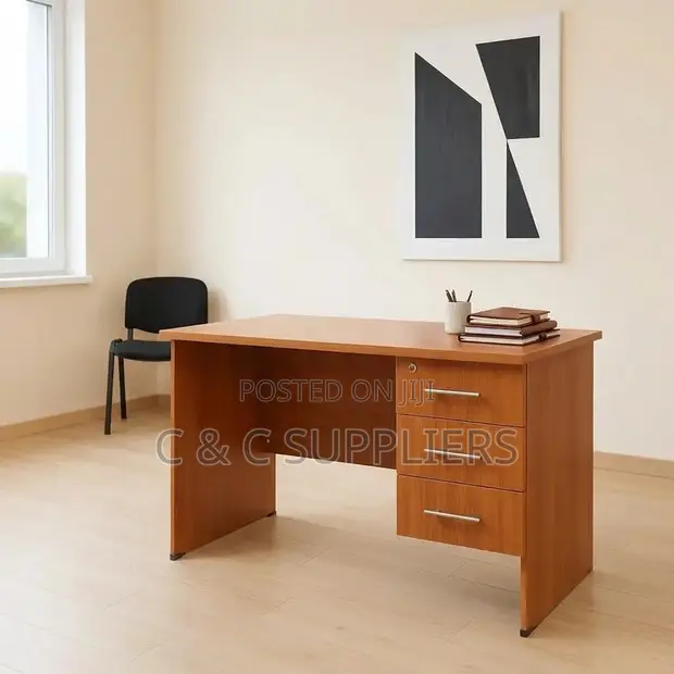 Brown Custom Study Desk - 120cm - 1