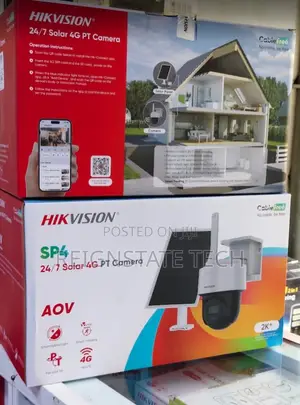 Hikvision SP4 Solar Powered 4G PTZ Camera