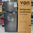 Vonl Double Door Fridge 125 Litres Direct Cool Refrigerator - 1