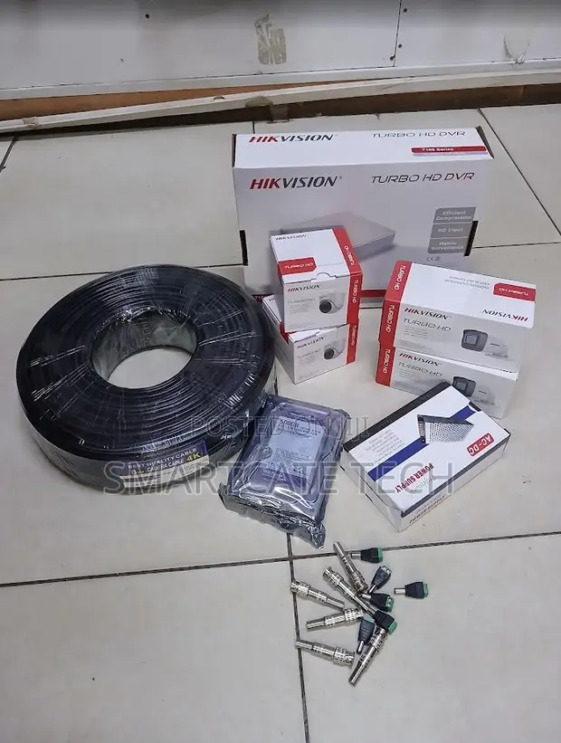 Mfumo wa Usalama wa Hikvision Kamera 4 2MP HD na DVR - 1
