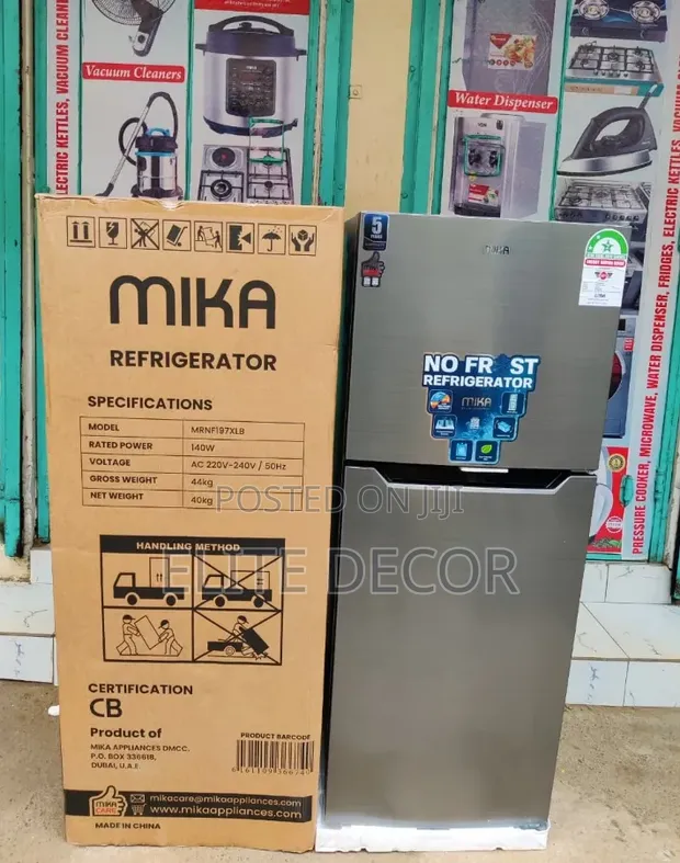 Mika 197L Refrigerator | Spacious & Energy Efficient | Brand New - 1