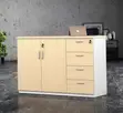 Wooden File Document Storage Credenza Cabinet - 2