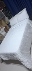 White Luxury Design Duvet Cover Set - 1