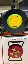 Euromax 50m Heavy Duty Cord Reel with Indicator Light - 1