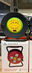 Euromax 50m Heavy Duty Cord Reel with Indicator Light - 2