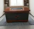120cm Mahogany Office Desk with Drawers - 2