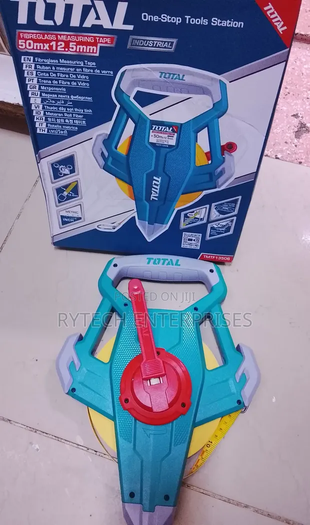 Total Fibreglass Measuring Tape 50m - 1