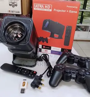 HY320 2-in-1 Projector with Gaming Console - Wi-Fi