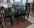 Executive 6-Seater Black Dining Table - 2