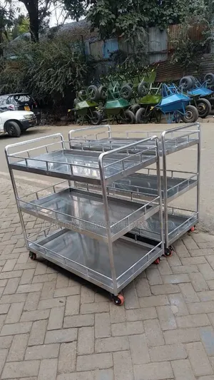 Stainless Steel Medical & Food Trolley