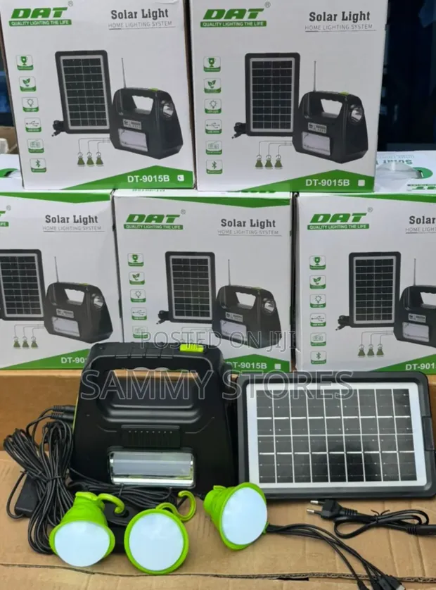 DAT DT-9015B Solar Light na Kuchaji Simu kwa USB - 1
