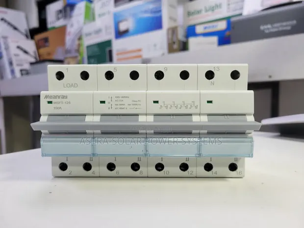 Meanray Manual Change Over Switch 100A 4P - 1