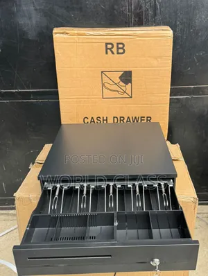 5-Slot Automatic Cash Drawer with Key Lock