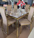 Modern Unique Executive 6-Seater Marble Dining Table - 1