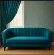 Premium 2 Seater Velvet Sofa - 3