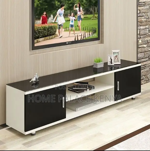 Wooden TV Stand for Modern Living Room - 1